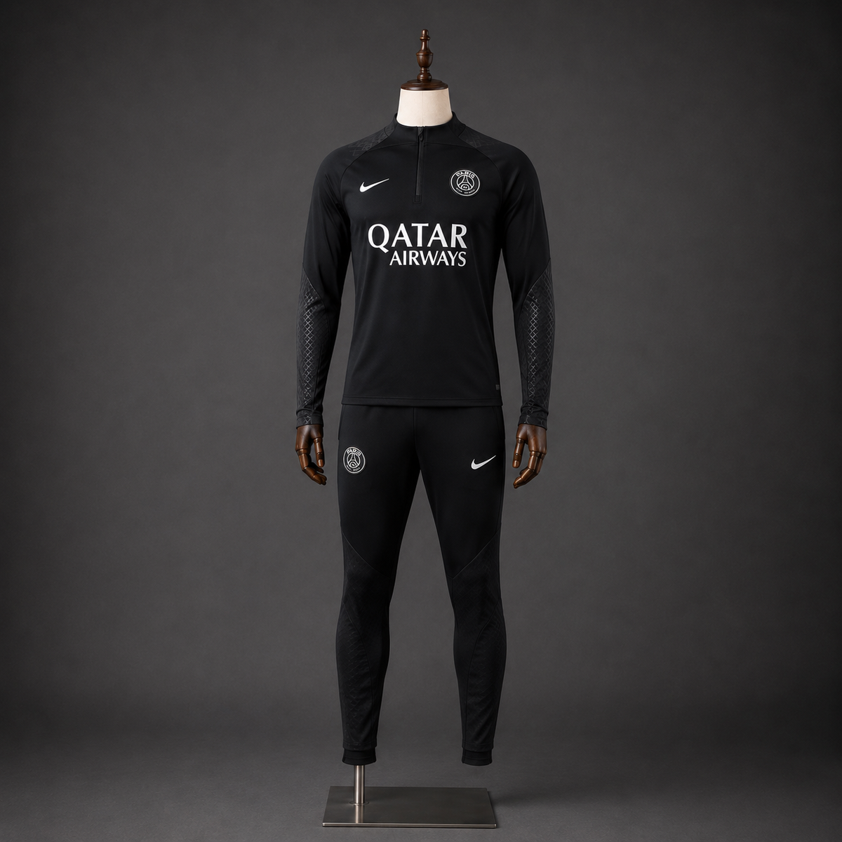 PSG Tracksuit - Triple Black