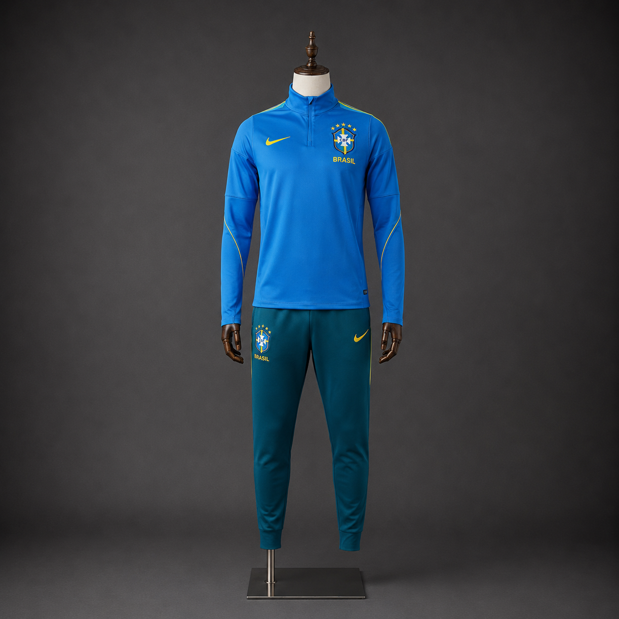 Brazil Tracksuit WC 26 -Blue/Green