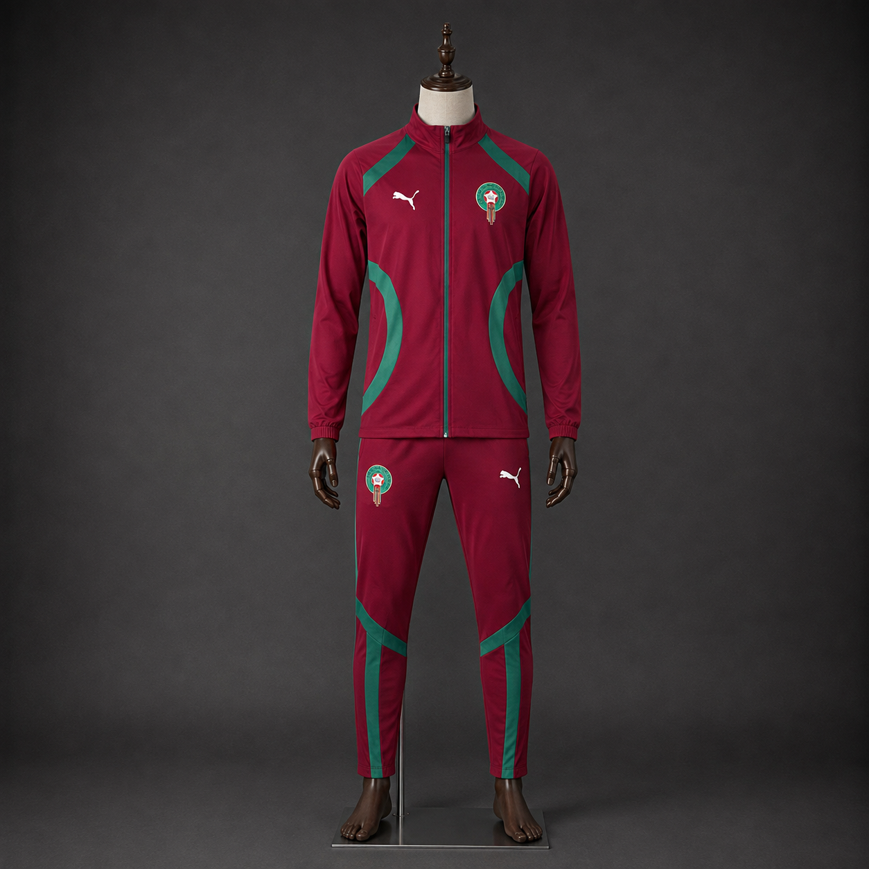 Morocco Tracksuit WC 26 - Red/Green