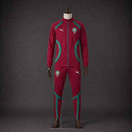 Morocco Tracksuit WC 26 - Red/Green