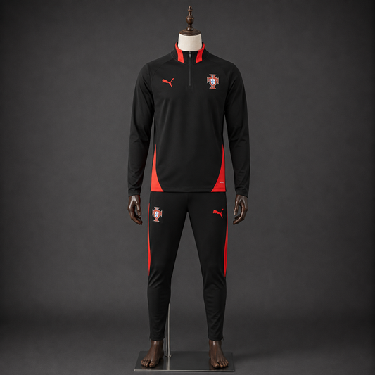 Portugal Tracksuit WC 26 - Black/Red