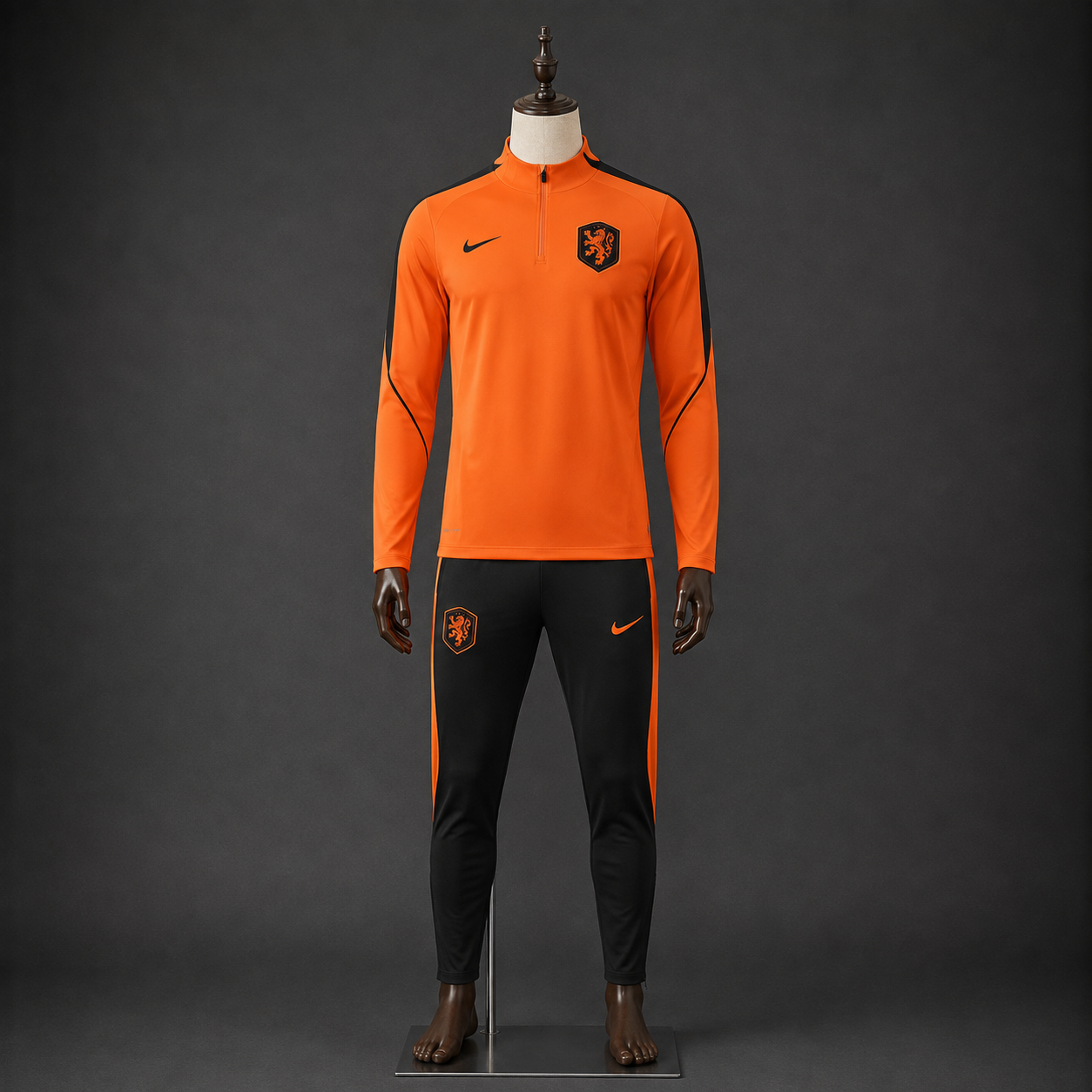 Netherlands Tracksuit WC 26 - Orange/Black